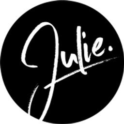 je suis Julie. (Julie Kristin Gerstmann) Logo